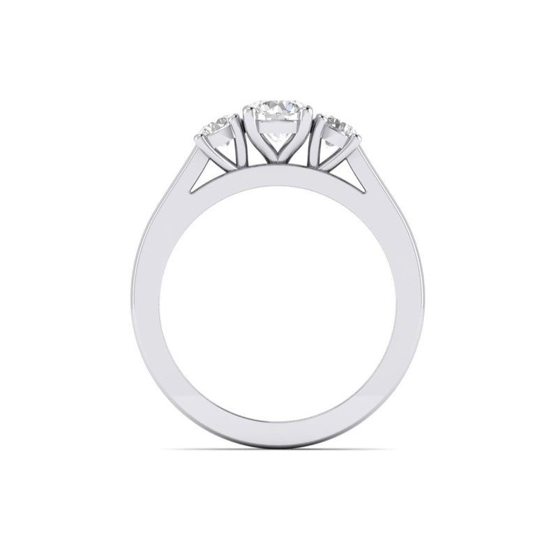 ROUND 3 STONE RING