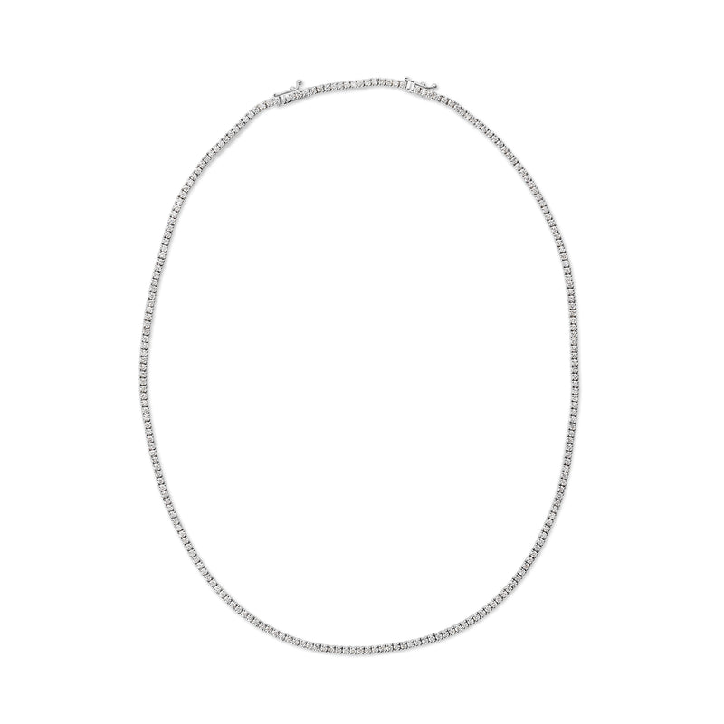 Tennis necklace 4.57 ct