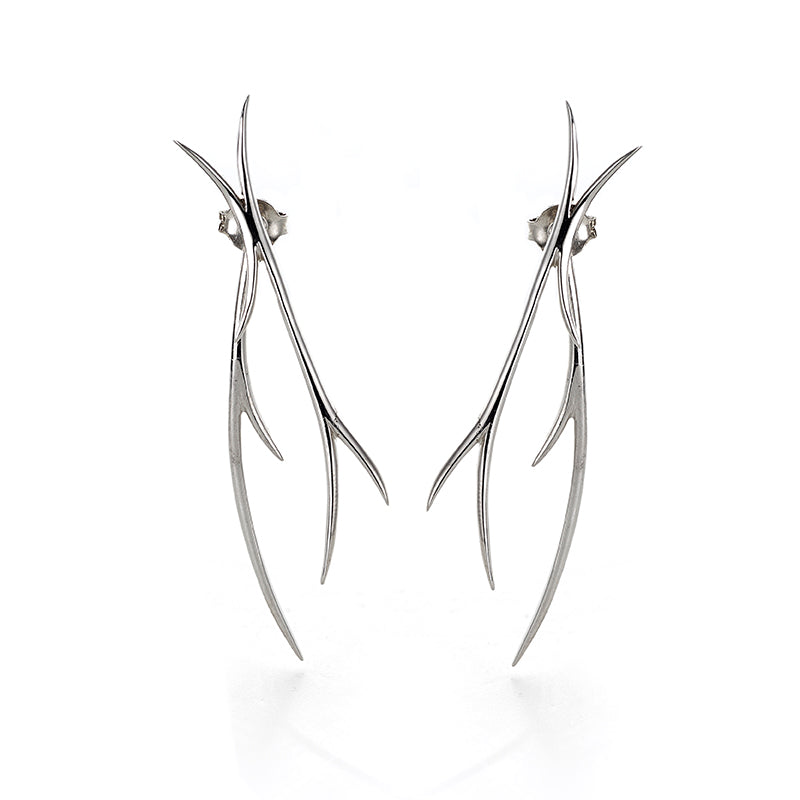 double thorn earring