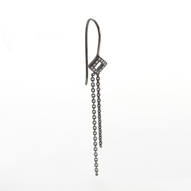 square with chains silver
