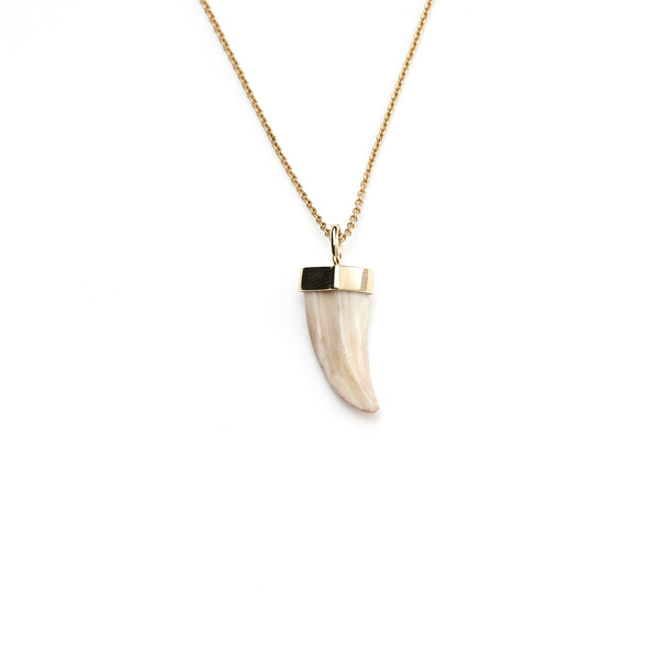 small bone tooth gold